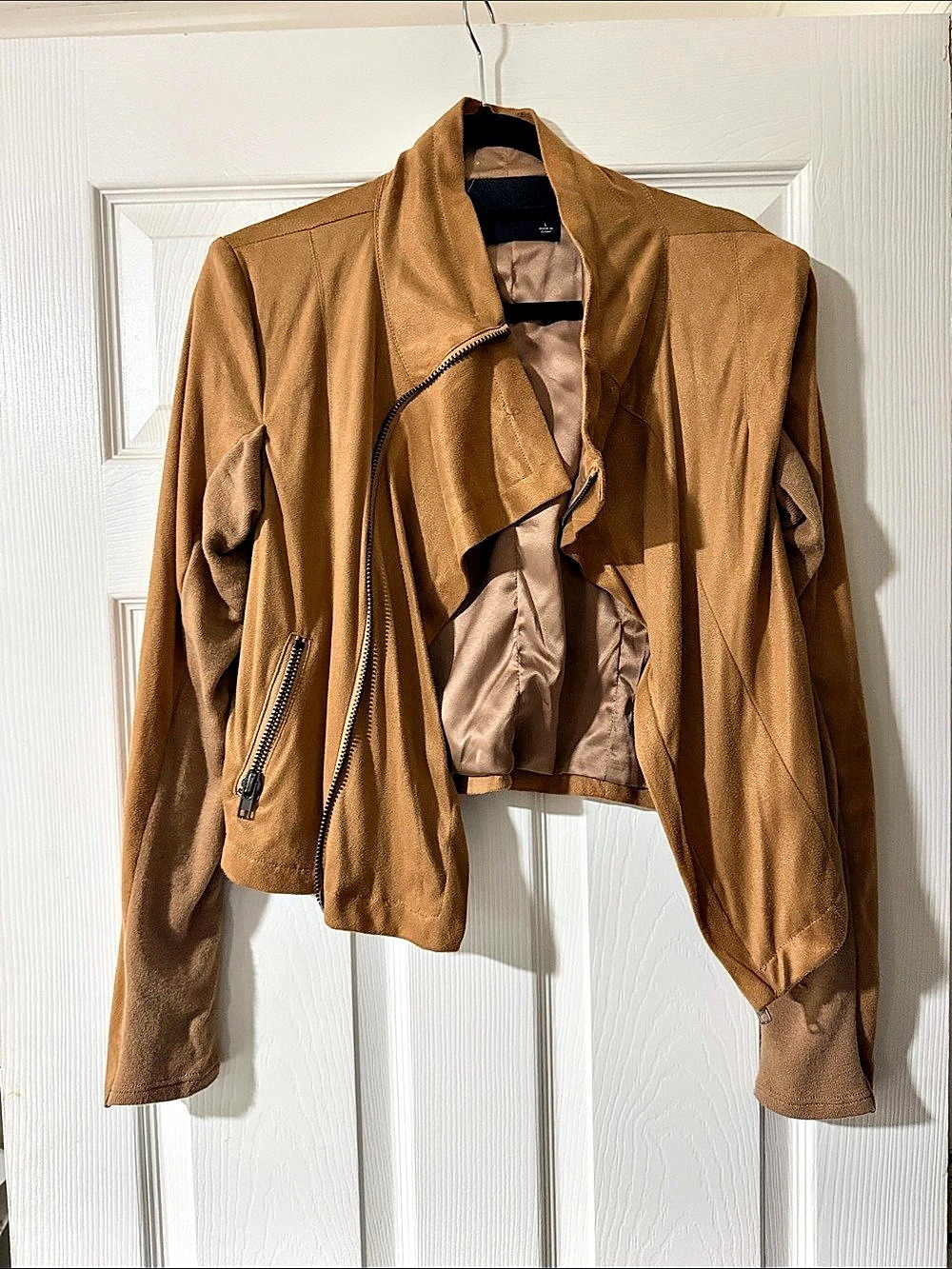 Brown Moto Jacket Like New